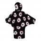 Preview: Mystic Poncho Damen 2022 - Black/White