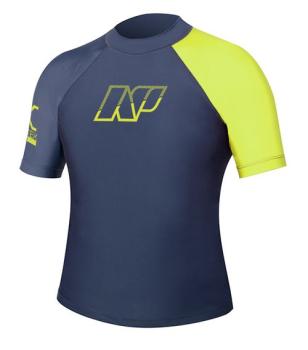 NP Rashguard S/S Junior 2019 - Navy/Yellow