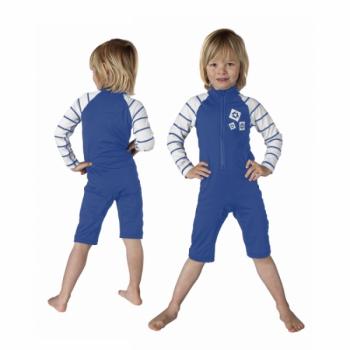 MYSTIC Star Rash Overall Kids L/S blue