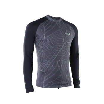 ION Rashguard Maze LS 2025 - Distorted/Grey