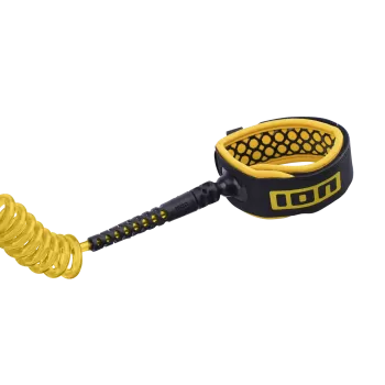 Preview: ION Wingboard Leash Core Coiled Knee - Mustard