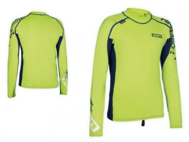 ION - Rashguard Boys LS Capture - lime green/navy