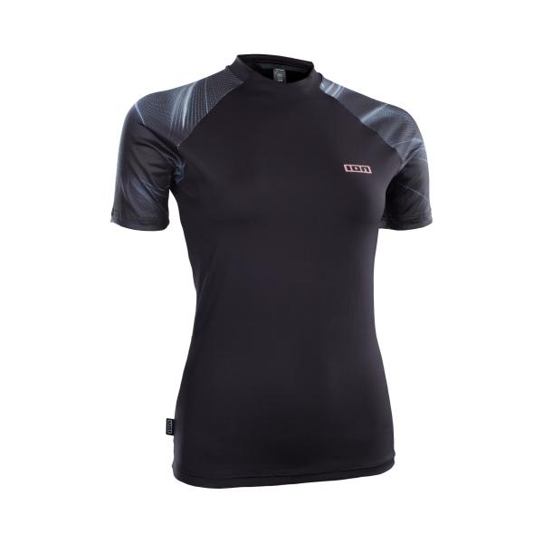 ION Rashguard Woman SS in Laser Black vorne