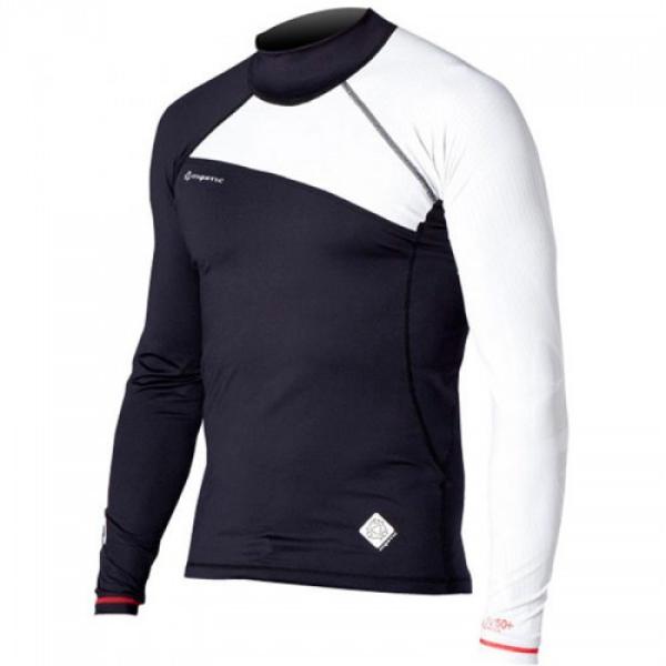 MYSTIC Crossfire Rash Vest L/S black